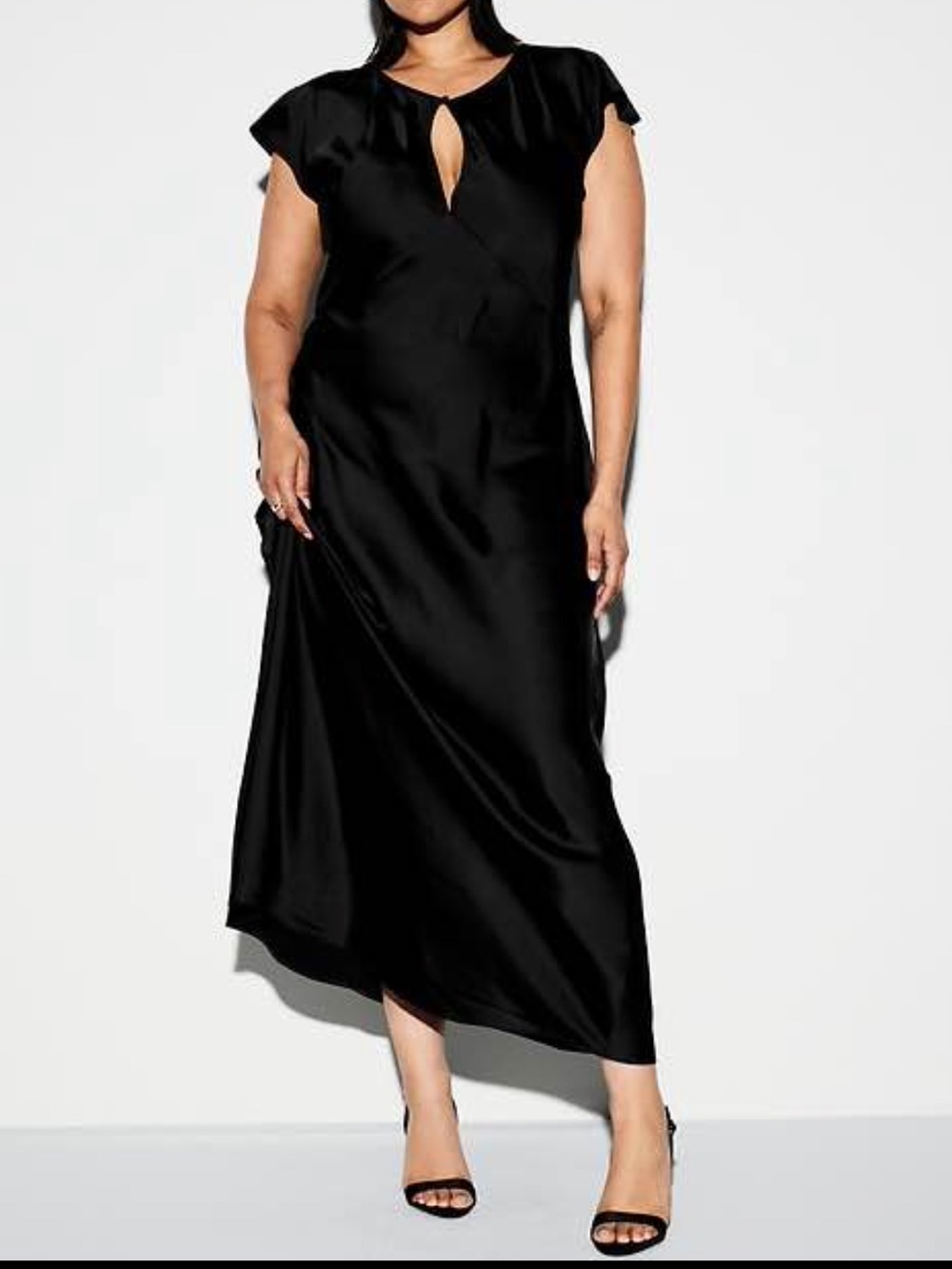 Old Navy Satin Keyhole Maxi Dress - Size L
